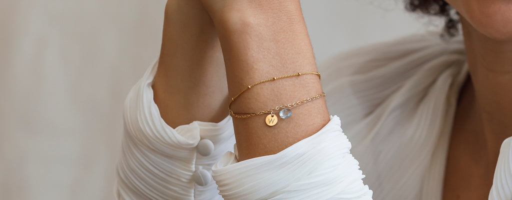 Shop gemstone bracelets online, designed in the UK by Wanderlust Life Jewellery.