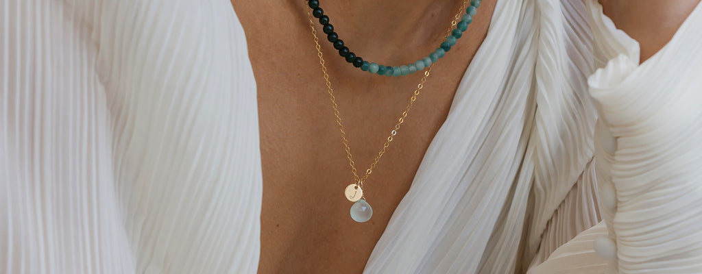 Personalised Gemstone Pendant Necklaces