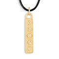 Aqua Cord Pendant Necklace