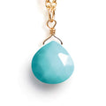 December Turquoise Birthstone Pendant Necklace