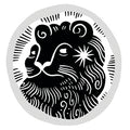 Leo Zodiac Coin Pendant Necklace