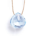 November Topaz Fine Cord Birthstone Necklace