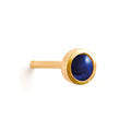 September Sapphire Birthstone Stud Earrings