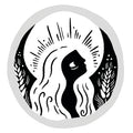 Virgo Zodiac Coin Pendant Necklace