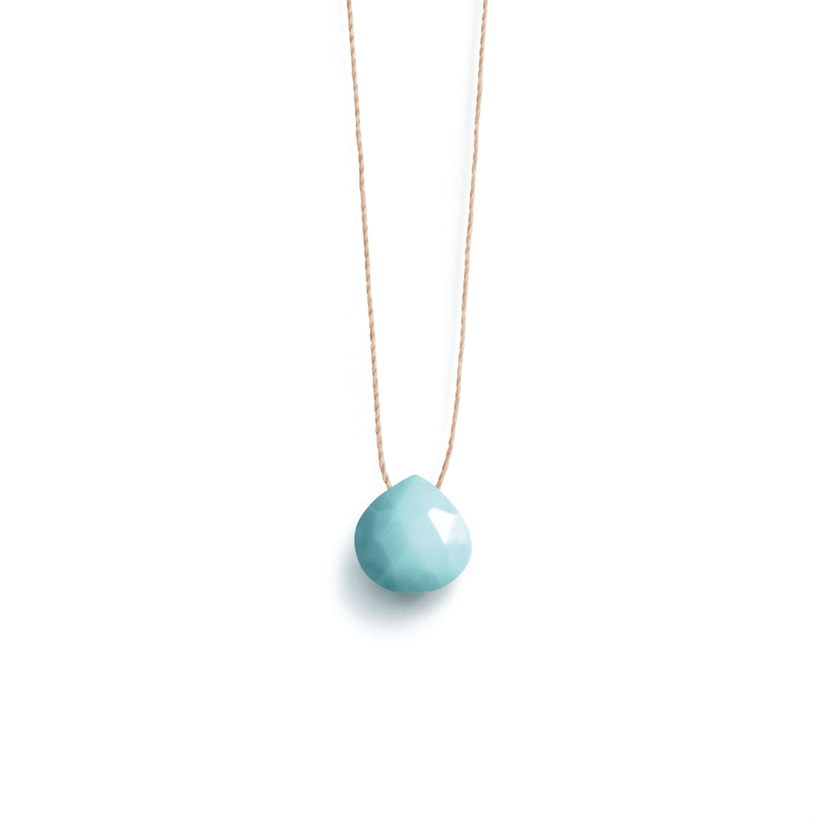 December Turquoise Fine Cord Birthstone Necklace | Wanderlust Life