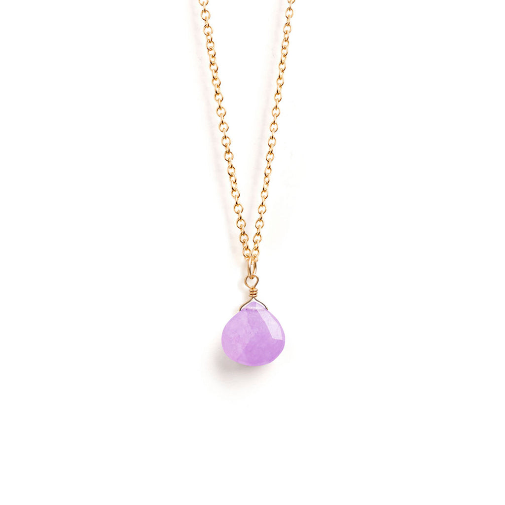 Lilac Jade Pendant Necklace