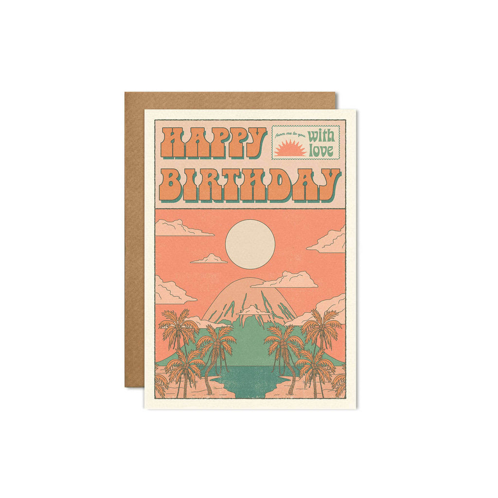 Cai & Jo 'Happy Birthday With Love' Card