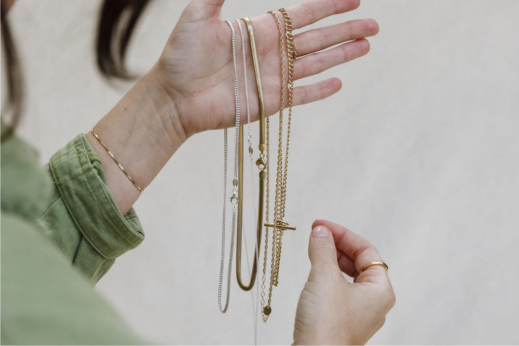 Styling tips:  The perfect necklace stack