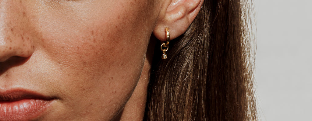 Solid Gold Earrings