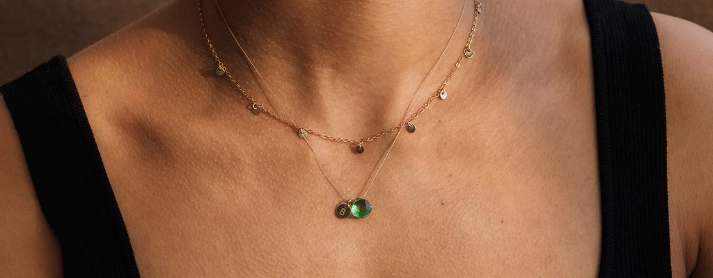 Signature Fine Cord Gemstone Necklace