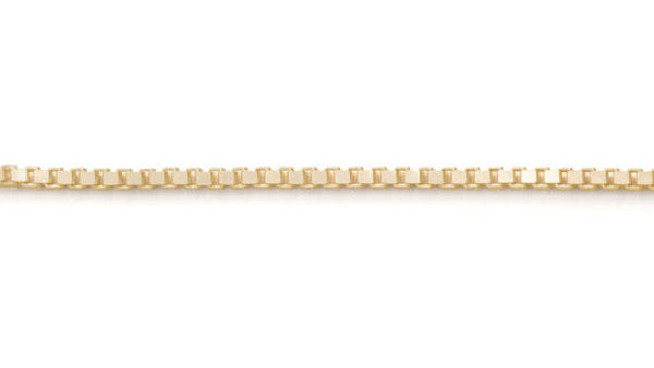 9k solid gold box chain 