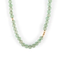 Oceanus Green Aventurine Beaded Necklace