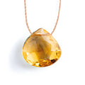 Citrine Fine Cord Necklace