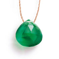 Green Onyx Fine Cord Necklace