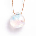 Rainbow Moonstone Fine Cord Necklace