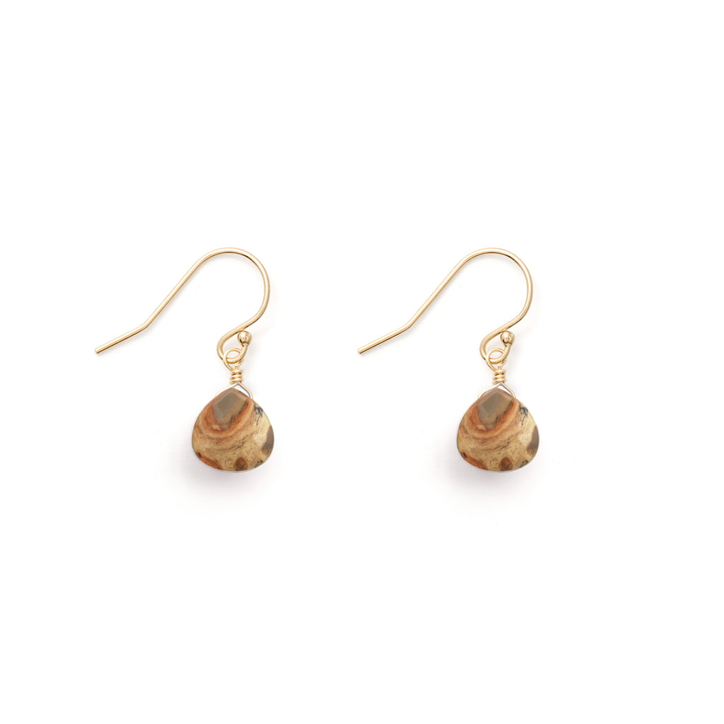Leopard Jasper Isla Drop Earring