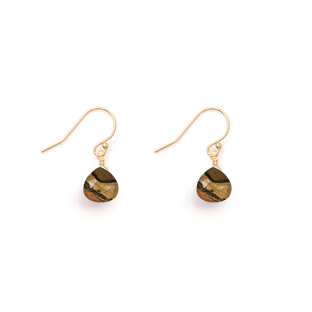 Leopard Jasper Isla Drop Earring