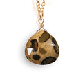 Leopard Jasper Pendant Necklace