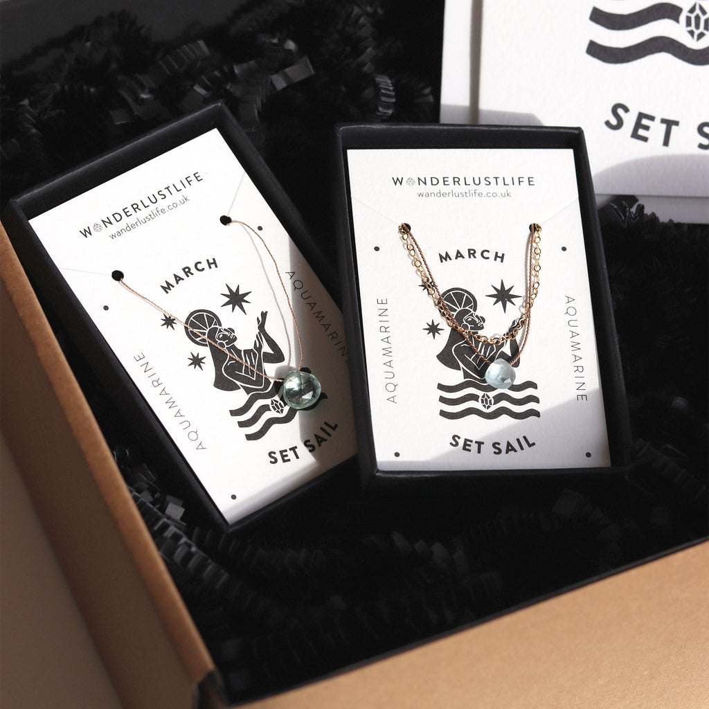 March Birthstone Gift Set