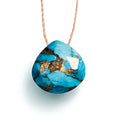 Mohave Turquoise Fine Cord Necklace