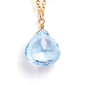 November Topaz Birthstone Pendant Necklace