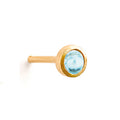 November Topaz Birthstone Stud Earrings