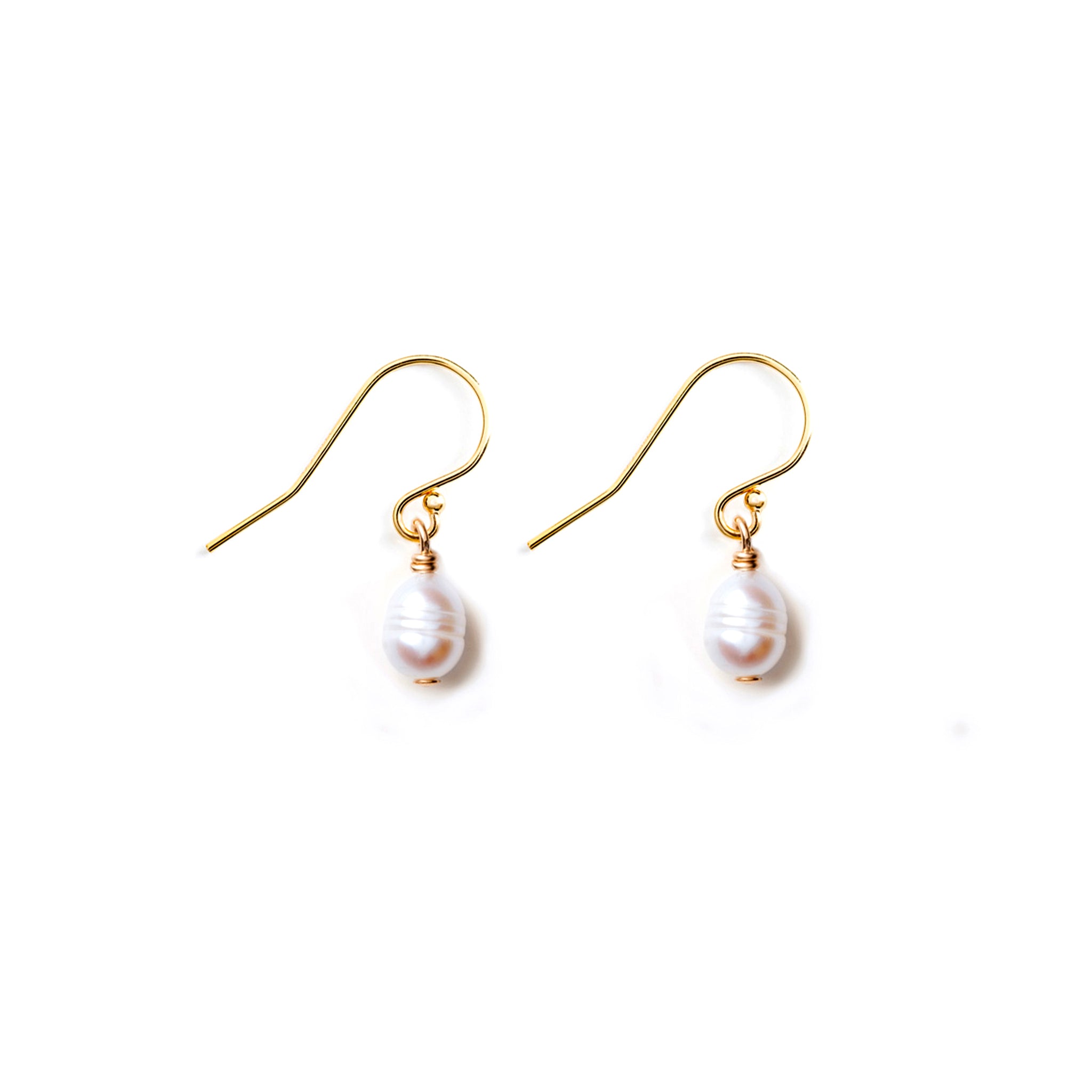 Keshi Pearl Drop hotsell Earrings 14k GOLD filled V Wire