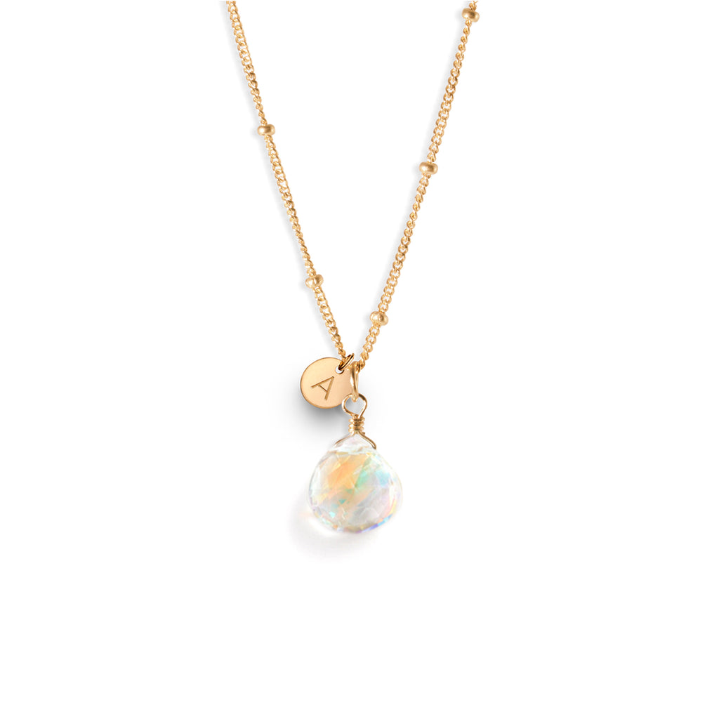 Rainbow Quartz Pendant Necklace