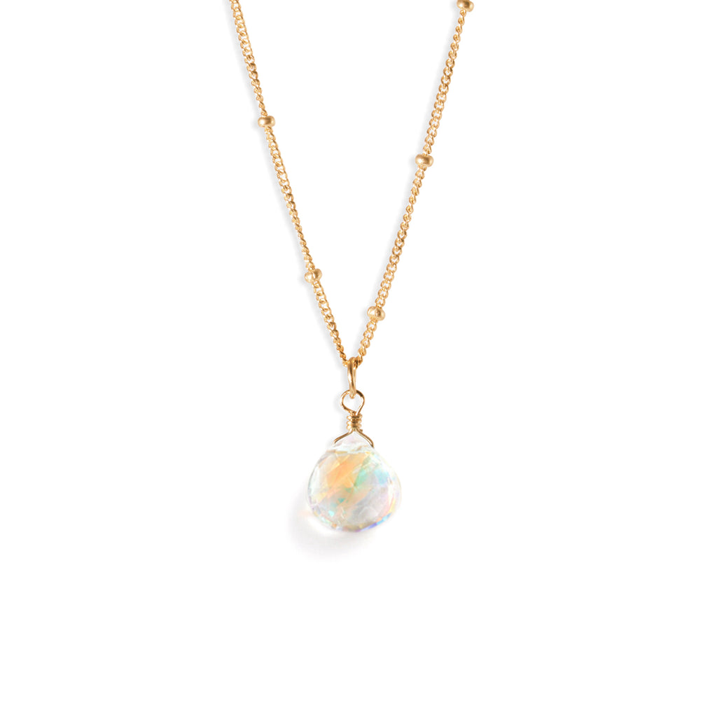 Rainbow Quartz Pendant Necklace
