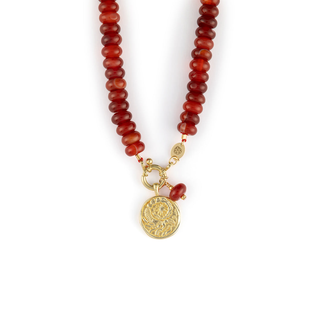 Scorpio Zodiac Coin Pendant Necklace