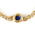 September Sapphire Birthstone Chain Link Ring