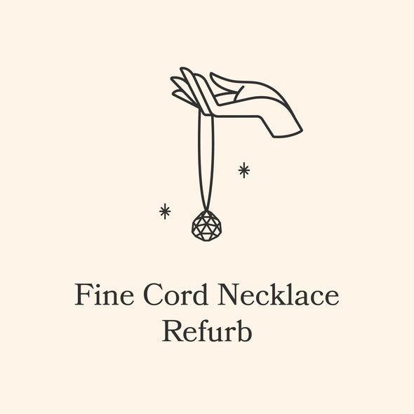Fine Cord Necklace Refurb