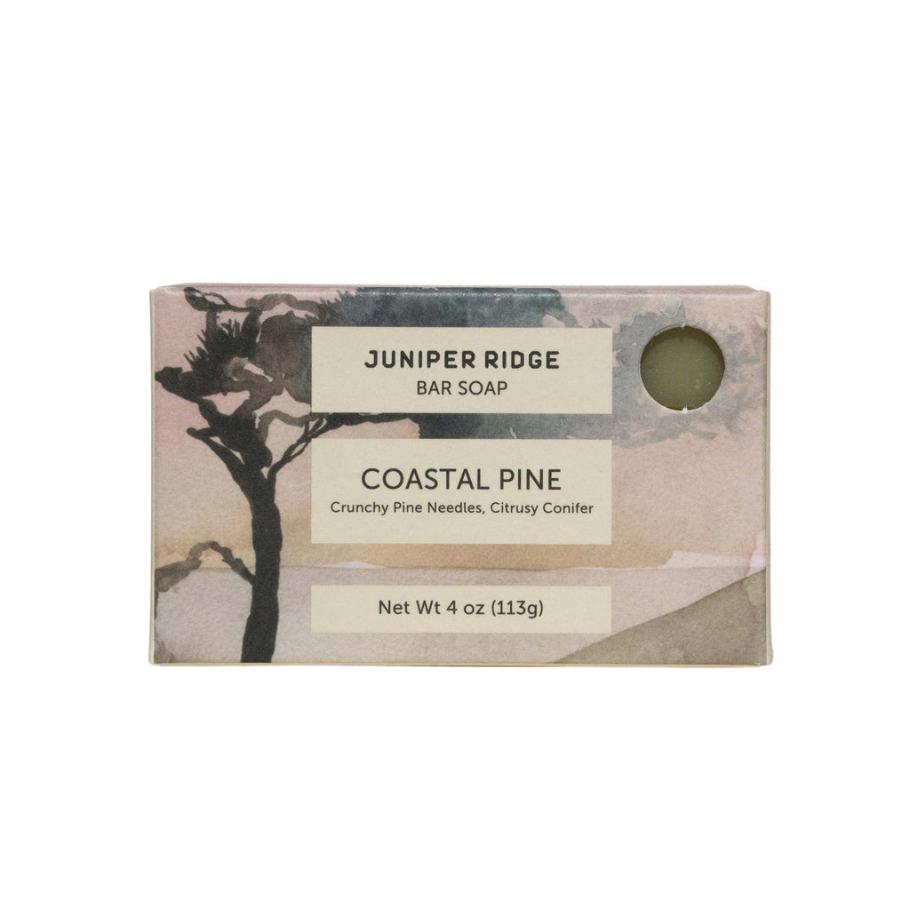 Juniper Ridge's cold-processed bar soap combines sustainably sourced and organic oils for a naturally mild formula, cleansing skin and leaving it soft and hydrated.