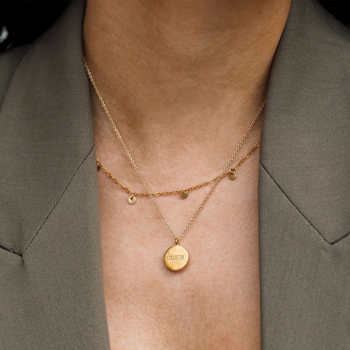 Engravable June Moonstone Mini Sundial Birthstone Necklace | Wanderlust ...