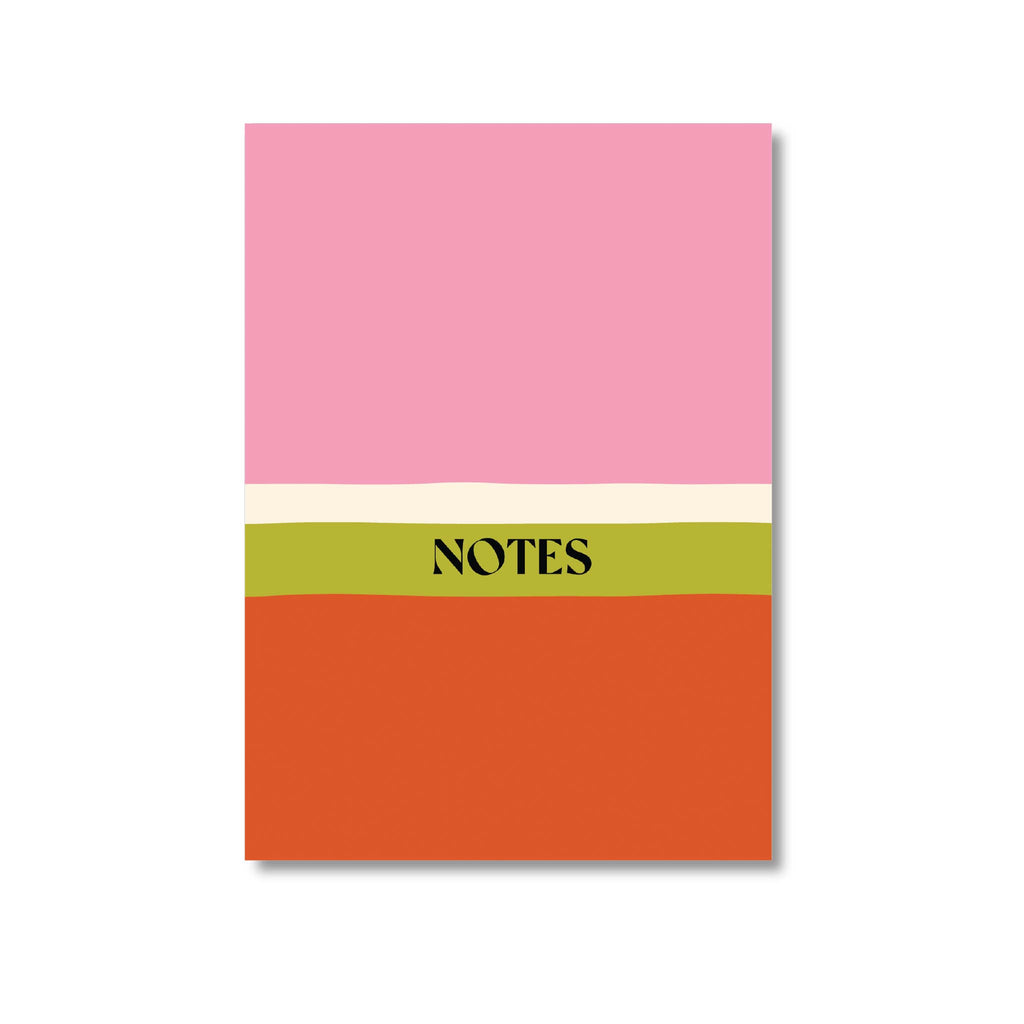 Good Tuesday Cherry Colour Block A5 Lined Notebook