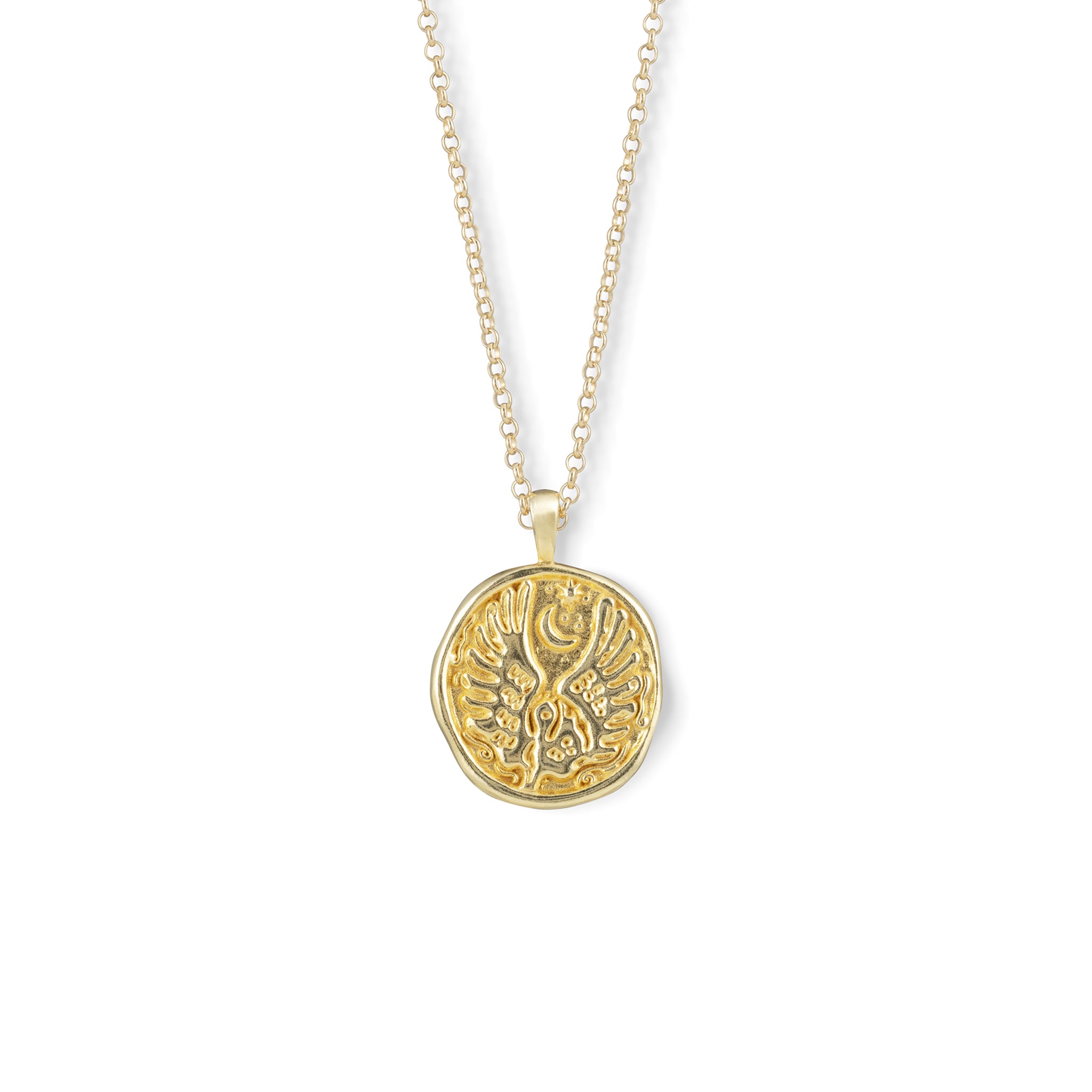 Libra Zodiac Coin Pendant Necklace Wanderlust Life