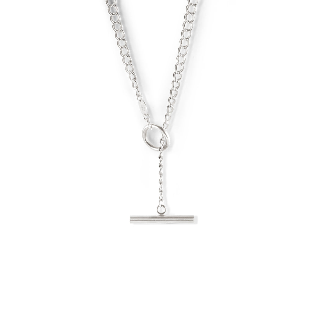 Morgan Double Curb Toggle Necklace
