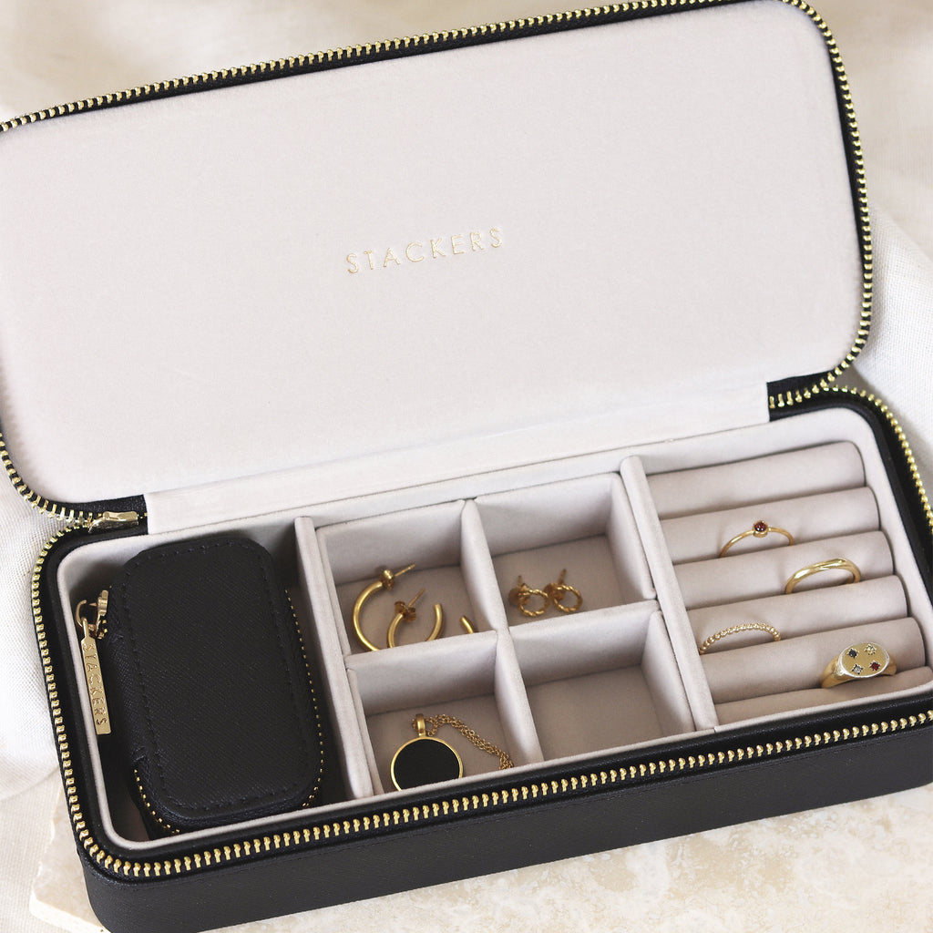 Stackers Black Jewellery Box Large Wanderlust Life