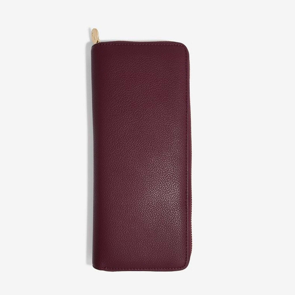 Stackers Burgundy Jewellery Travel Roll