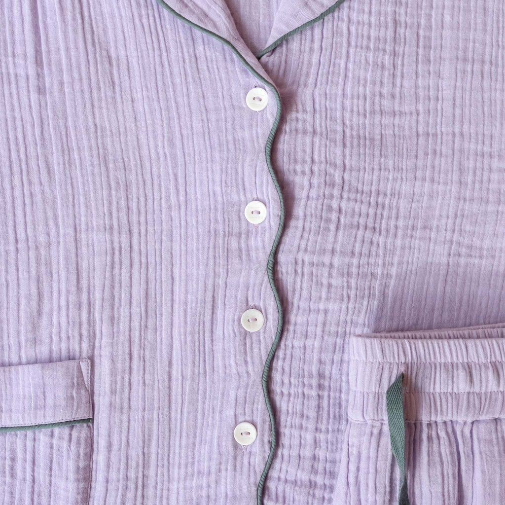 TBCo Cropped Lilac Pyjamas
