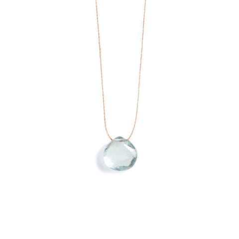 14kt Gold Aquamarine Teardrop Necklace, 1.5 Ct Genuine Aquamarine Pendant,  March Birthstone Necklace - Etsy
