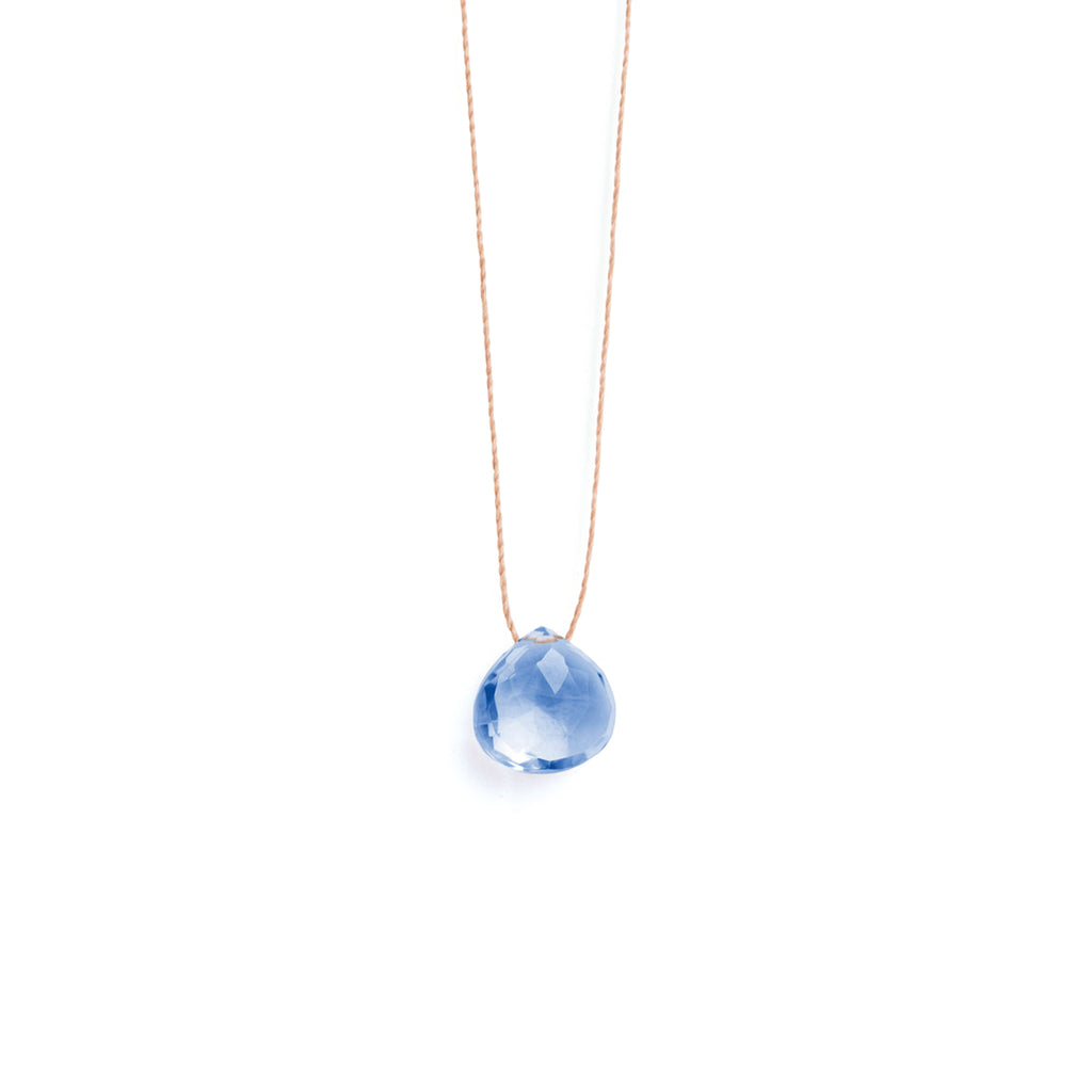 Blue Purple Crystal Necklace, Stone Gemstone Pendant Jewelry | O Yeah Gifts!