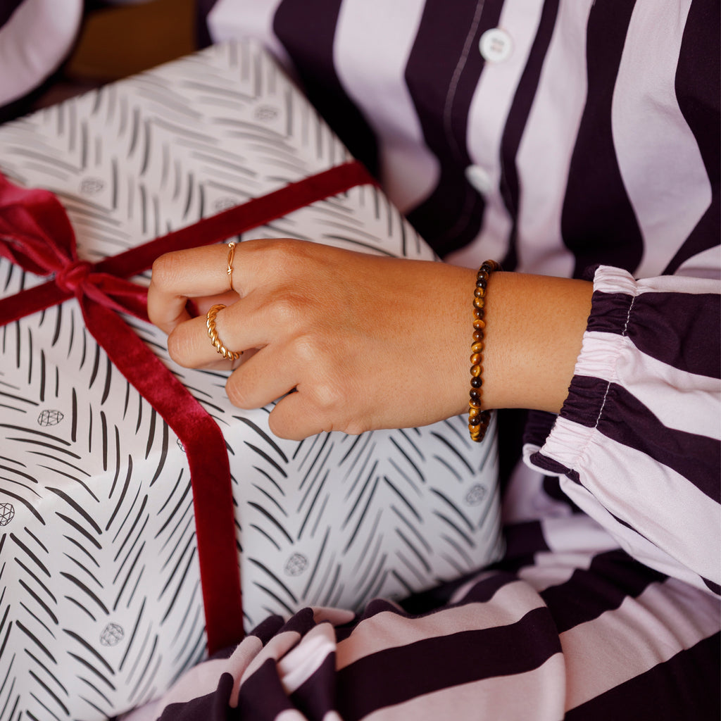 Tiger’s Eye Āina Beaded Bracelet