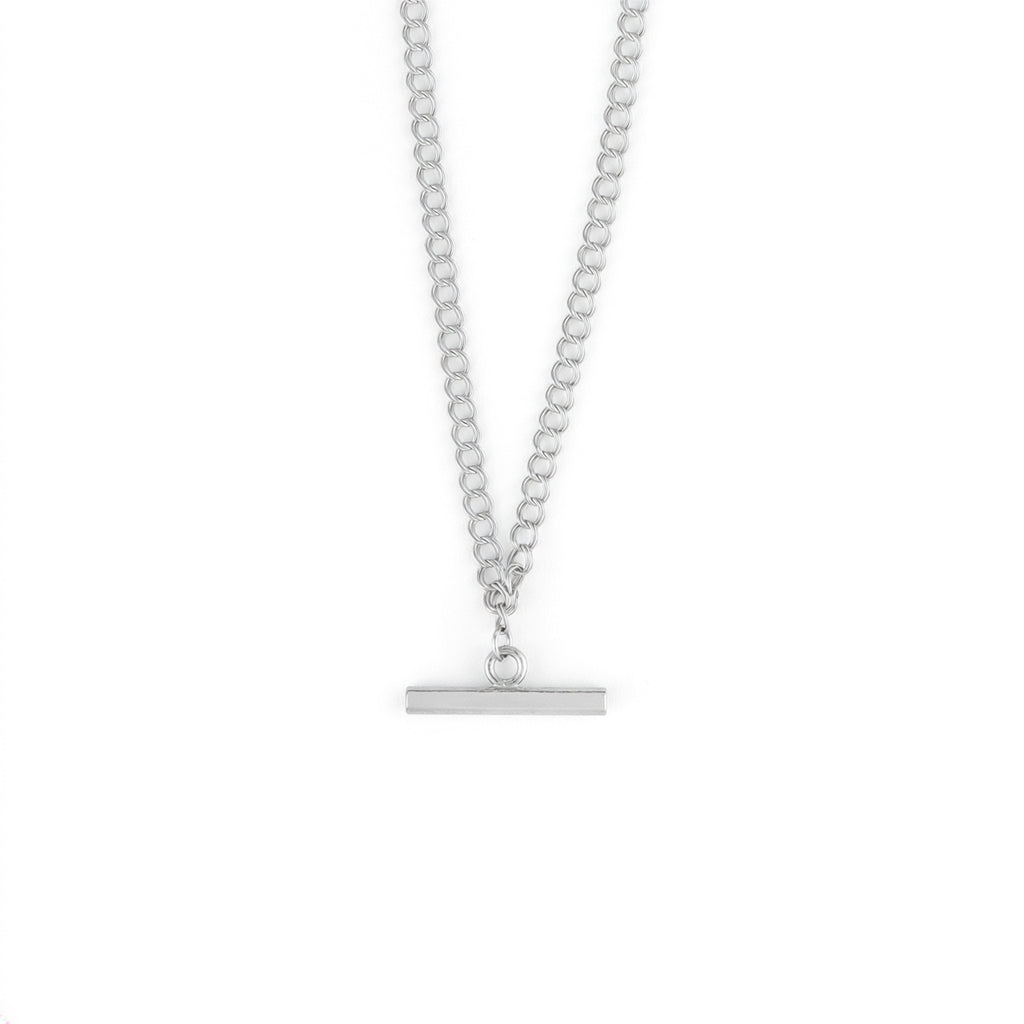 Megan Double Curb Toggle Necklace
