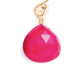 PRE-ORDER Hot Pink Chalcedony Isla Drop Earrings