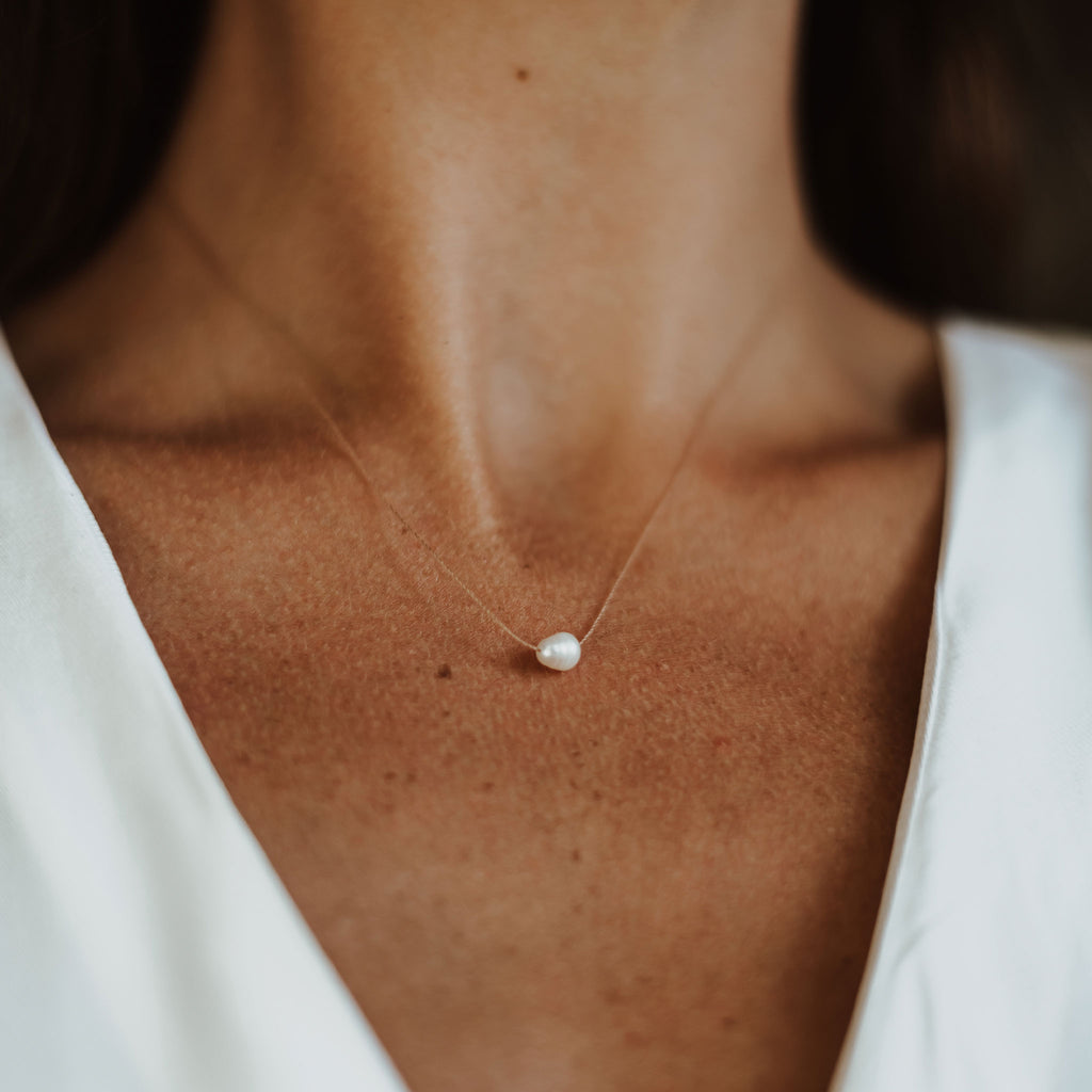 Pearl Fine Cord Necklace