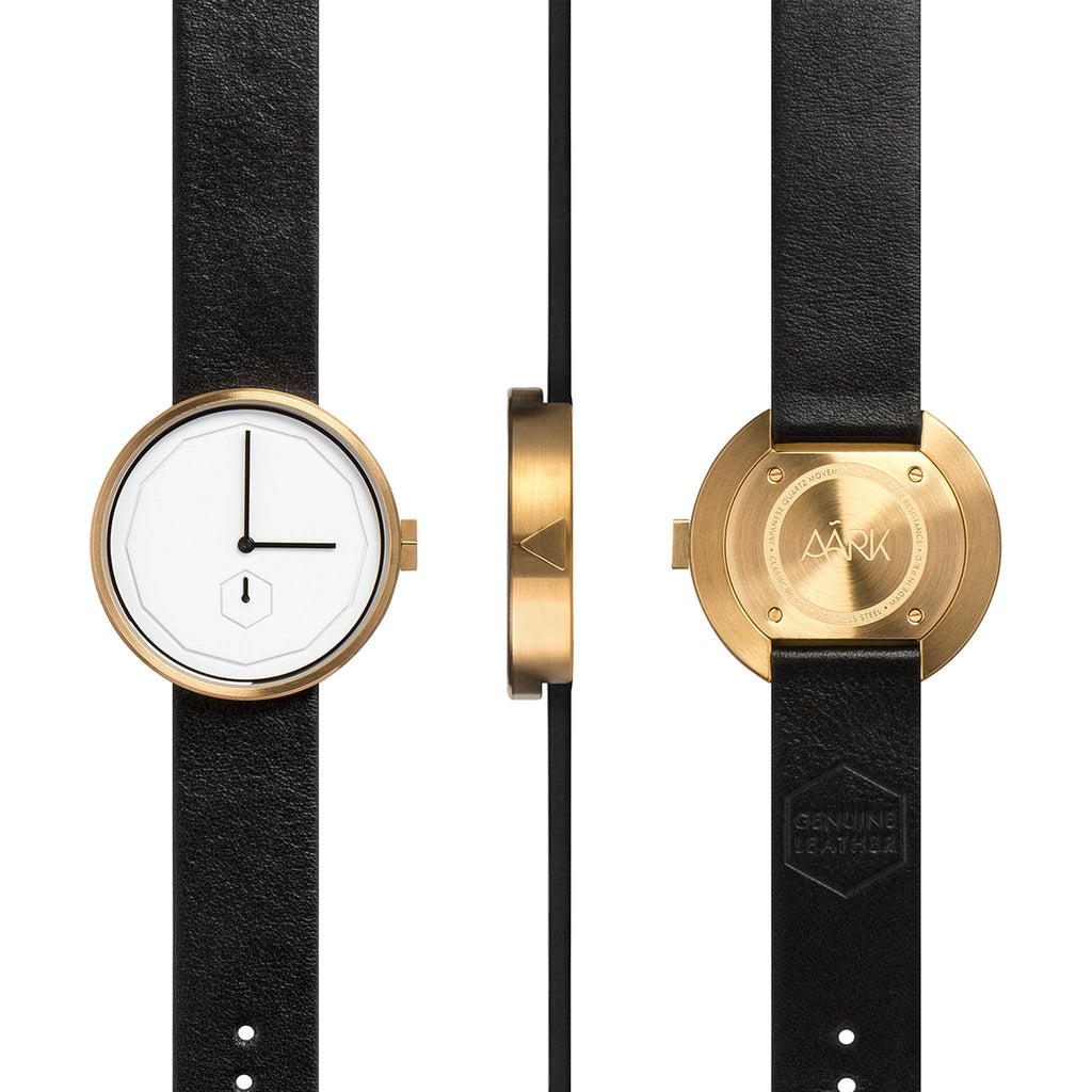 The Classic Neu watch in Gold: new to Wanderlust Life from Australian brand AARK. Their modern and minimal designs are unisex and make the perfect gift for watch lovers.