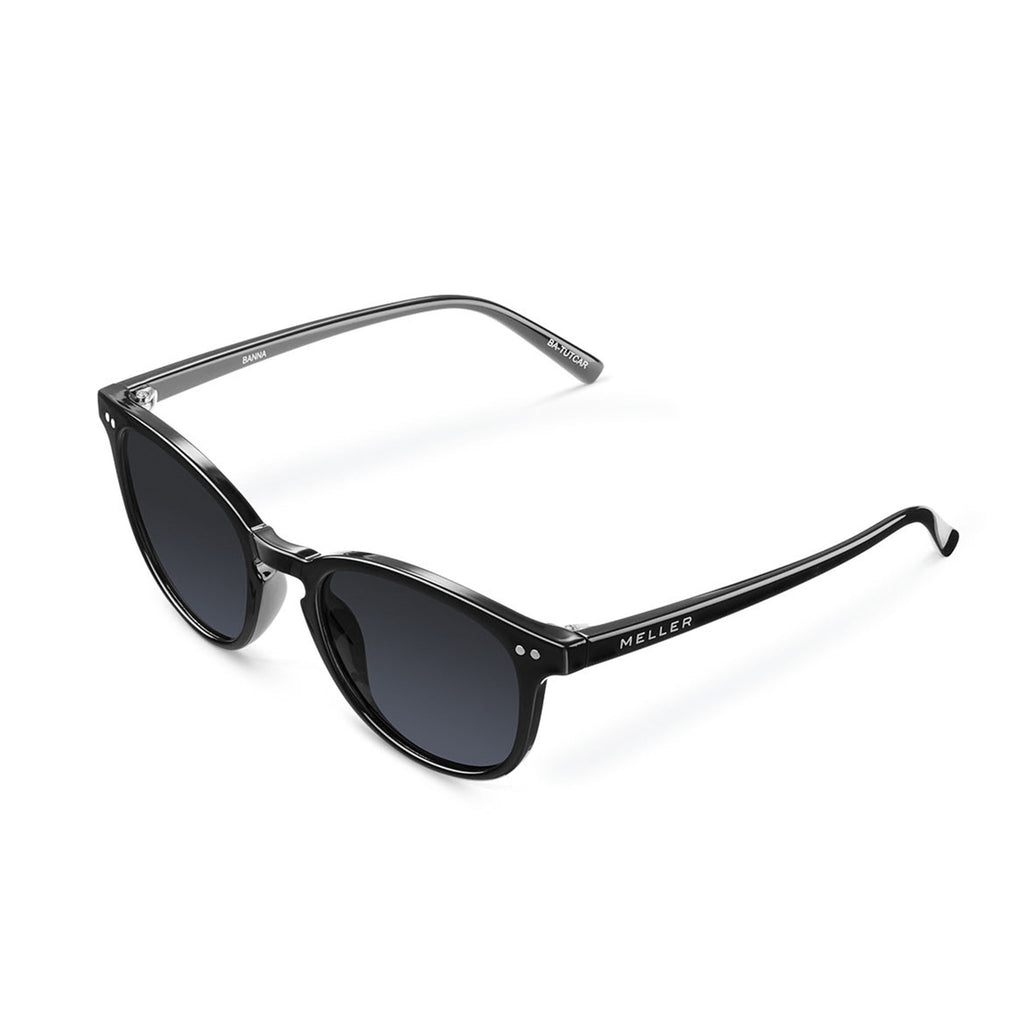 The Meller Banna All black sunglasses are a sleek all black design, with total protection against UV rays. 